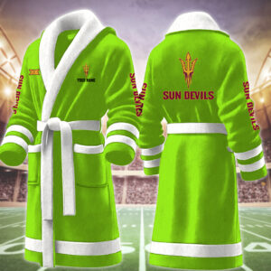 Arizona State Sun Devils NCAA Personalized Fleece Bathrobe