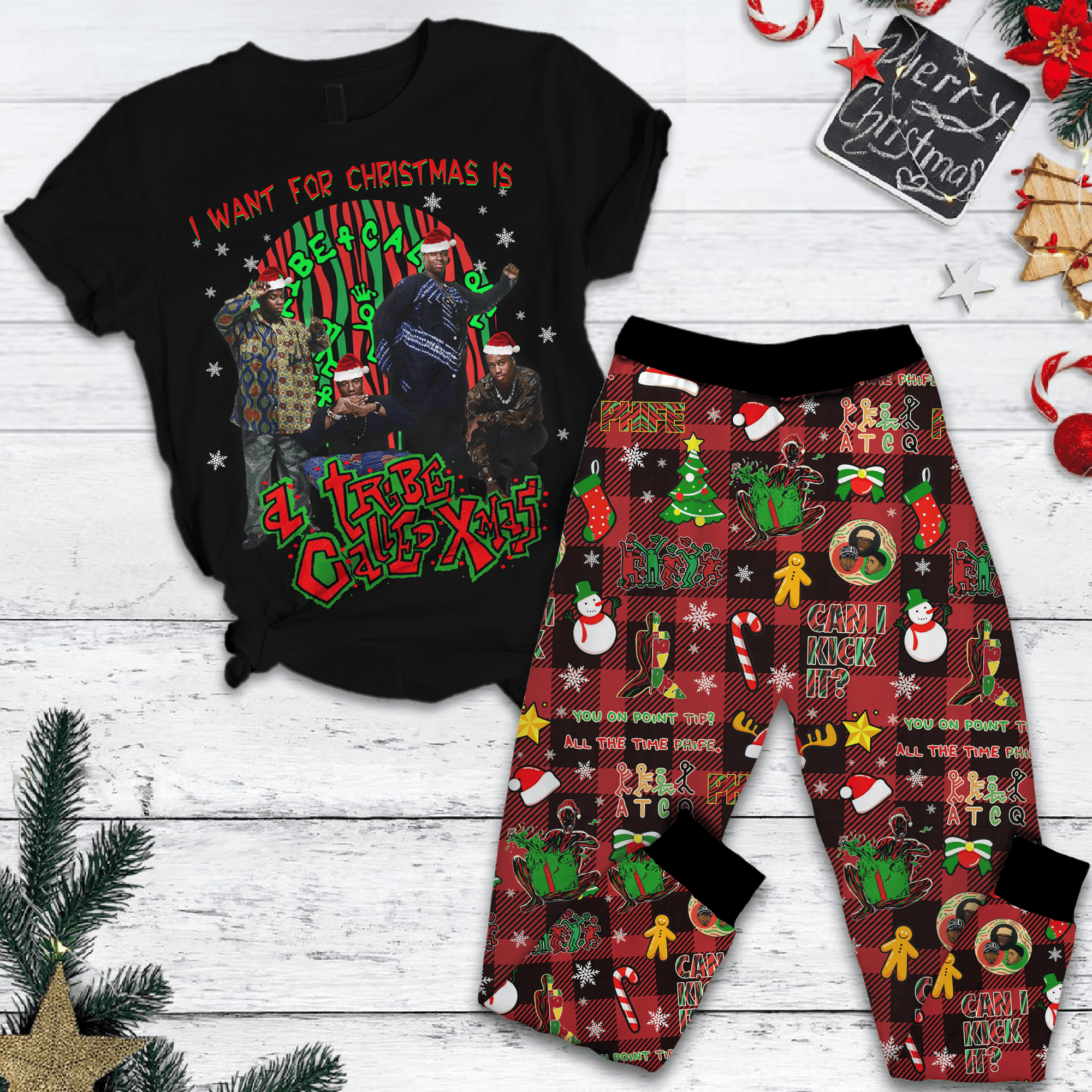Farmhousemerch A Tribe Called Quest Music Pajamas Full Set Gifts For Fans
