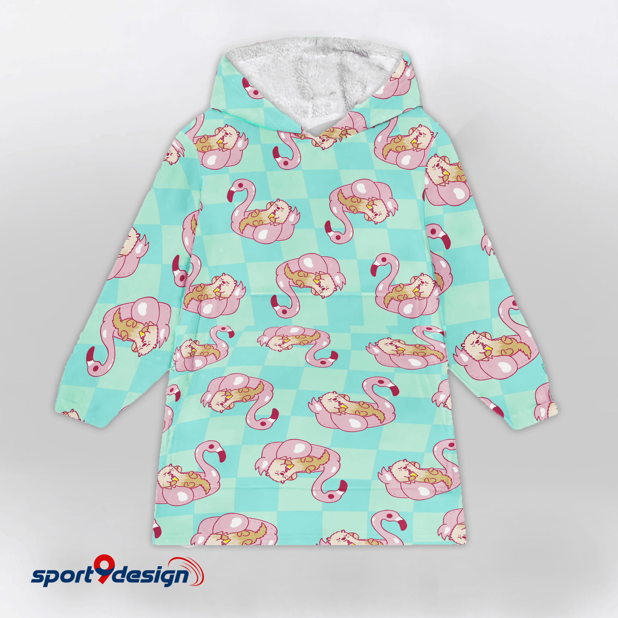 Farmhousemerch Flamingo Pool Party Blanket Hoodie Gift For Fan