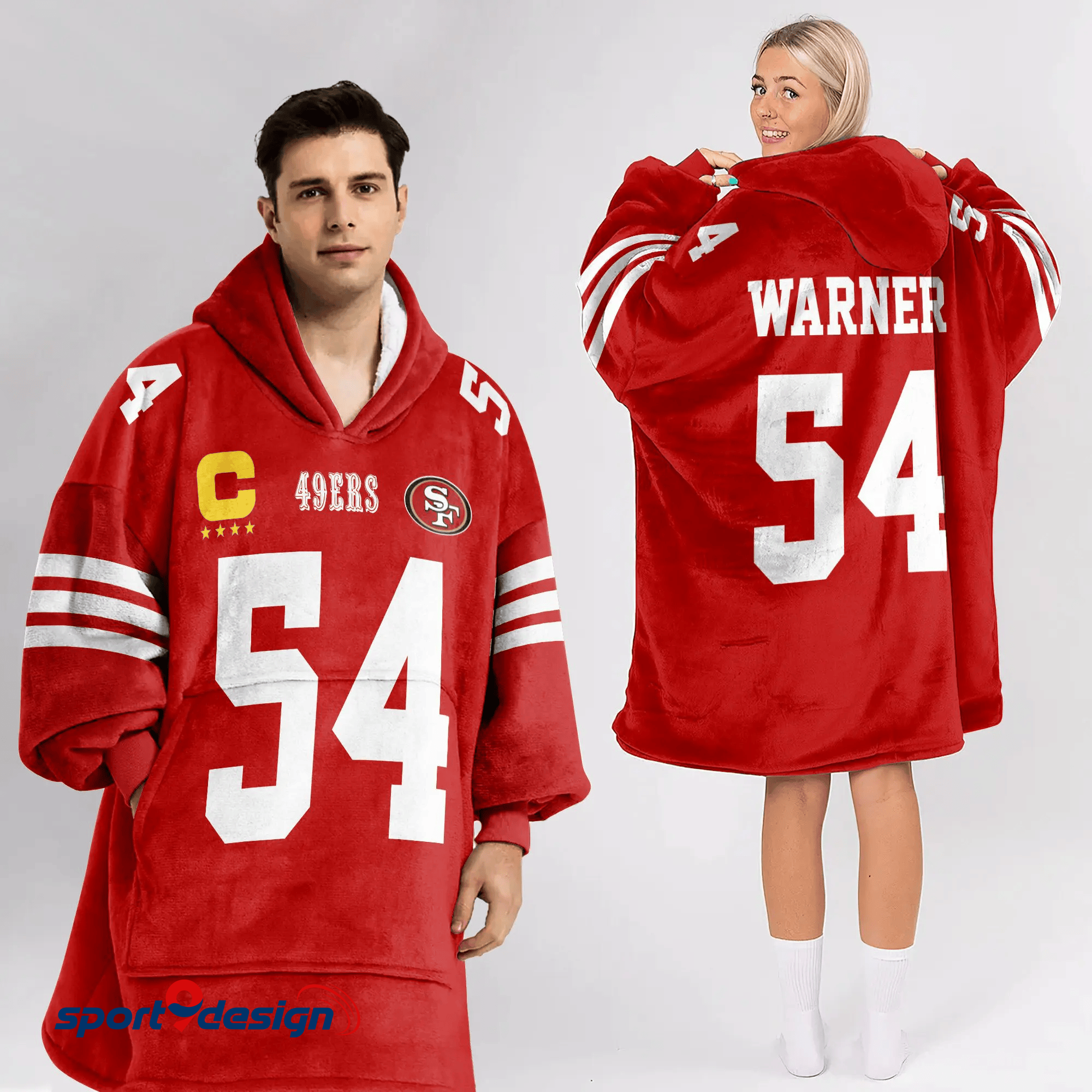 Farmhousemerch Fred Warner San Francisco 49ers NFL Football Unisex Blanket Hoodie Gift For Fan