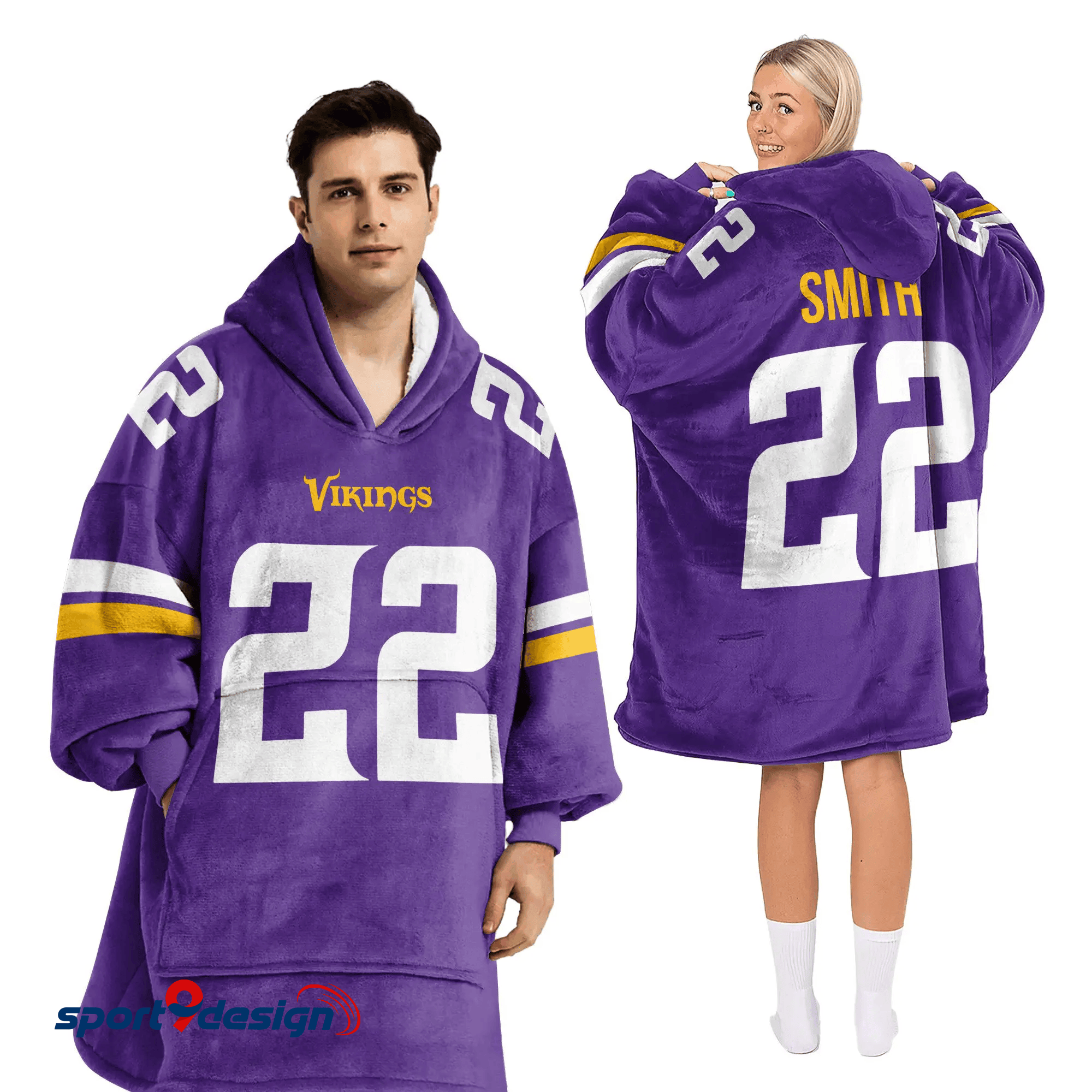 Farmhousemerch Harrison Smith Minnesota Vikings NFL Football Unisex Blanket Hoodie Gift For Fan