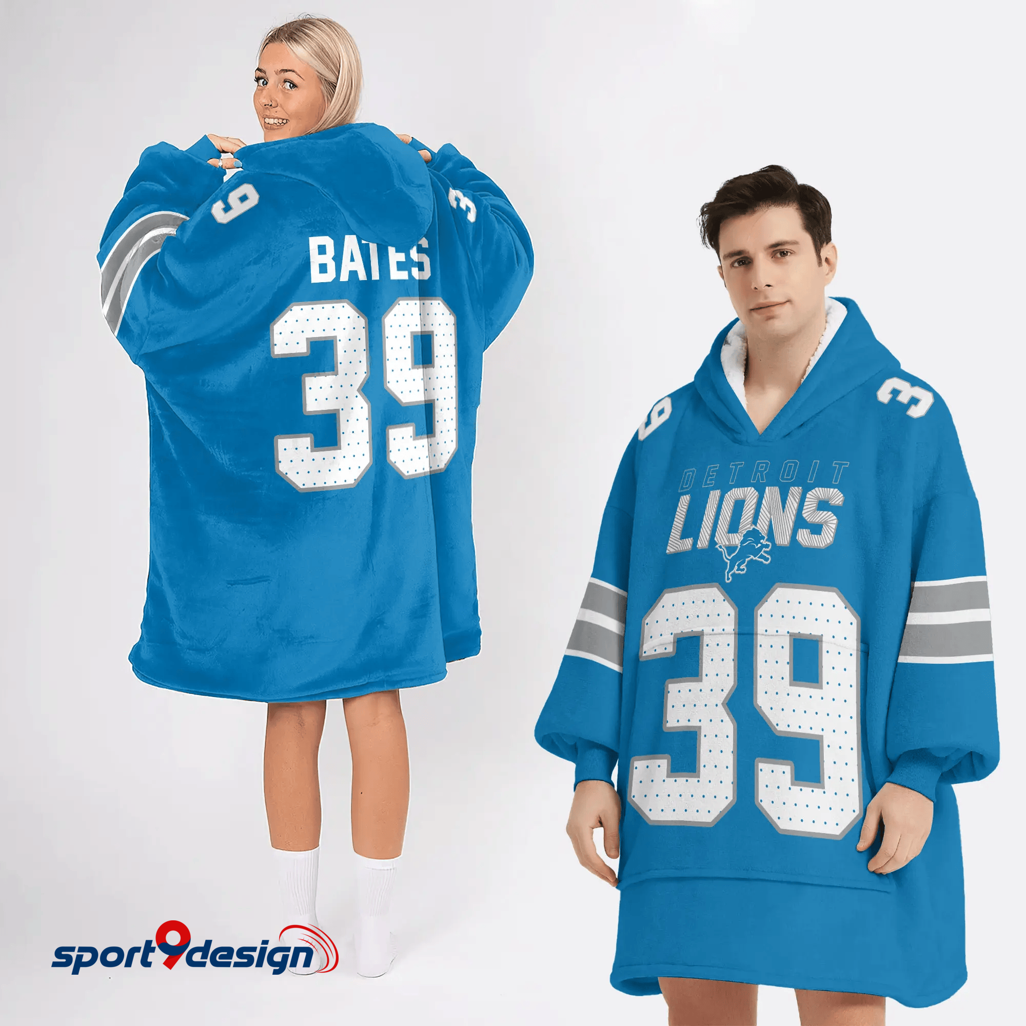 Farmhousemerch Jake Bates Detroit Lions NFL Football Blanket Hoodie Gift For Fan