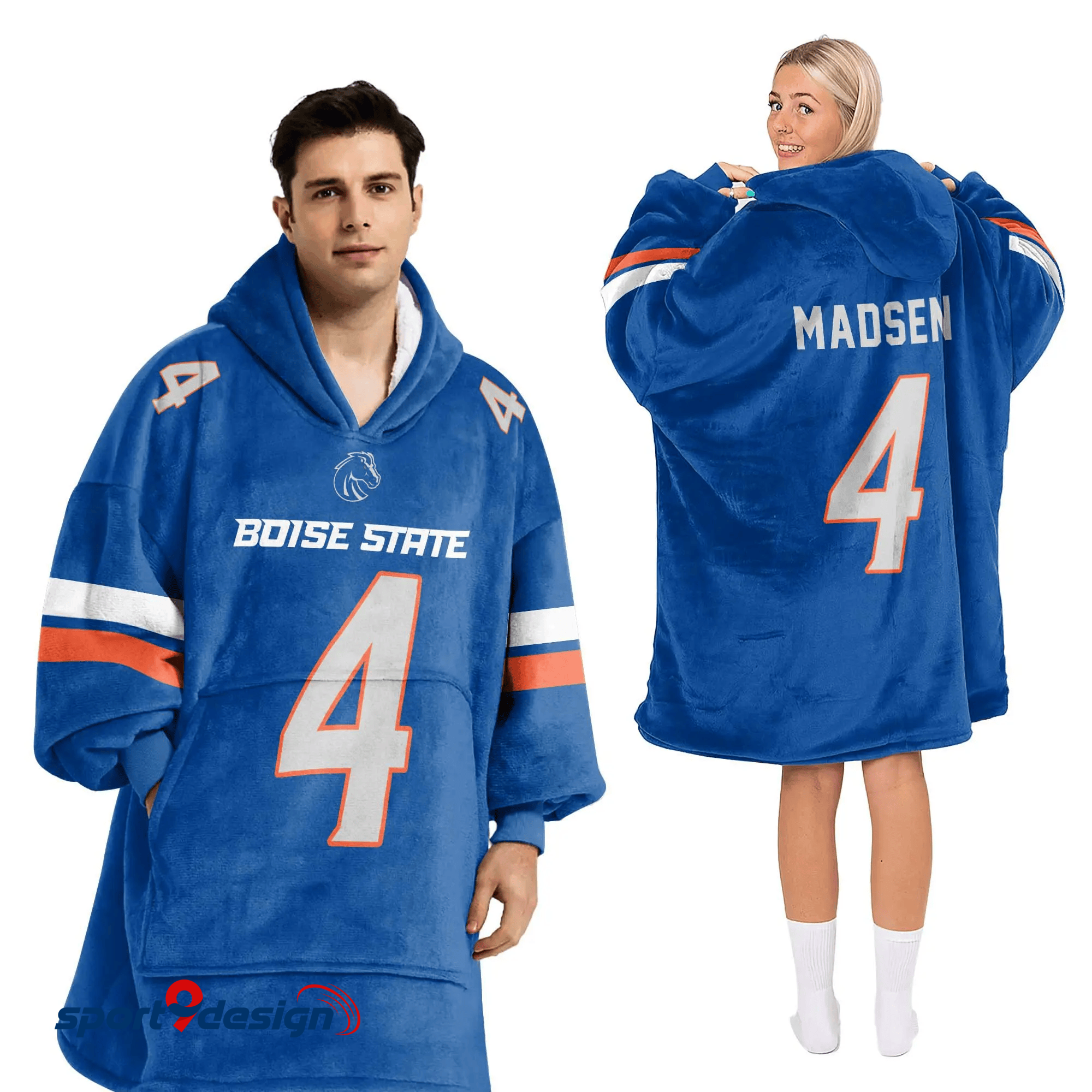 Farmhousemerch Maddux Madsen Boise State Broncos NCAA Football Unisex Blanket Hoodie Gift For Fan
