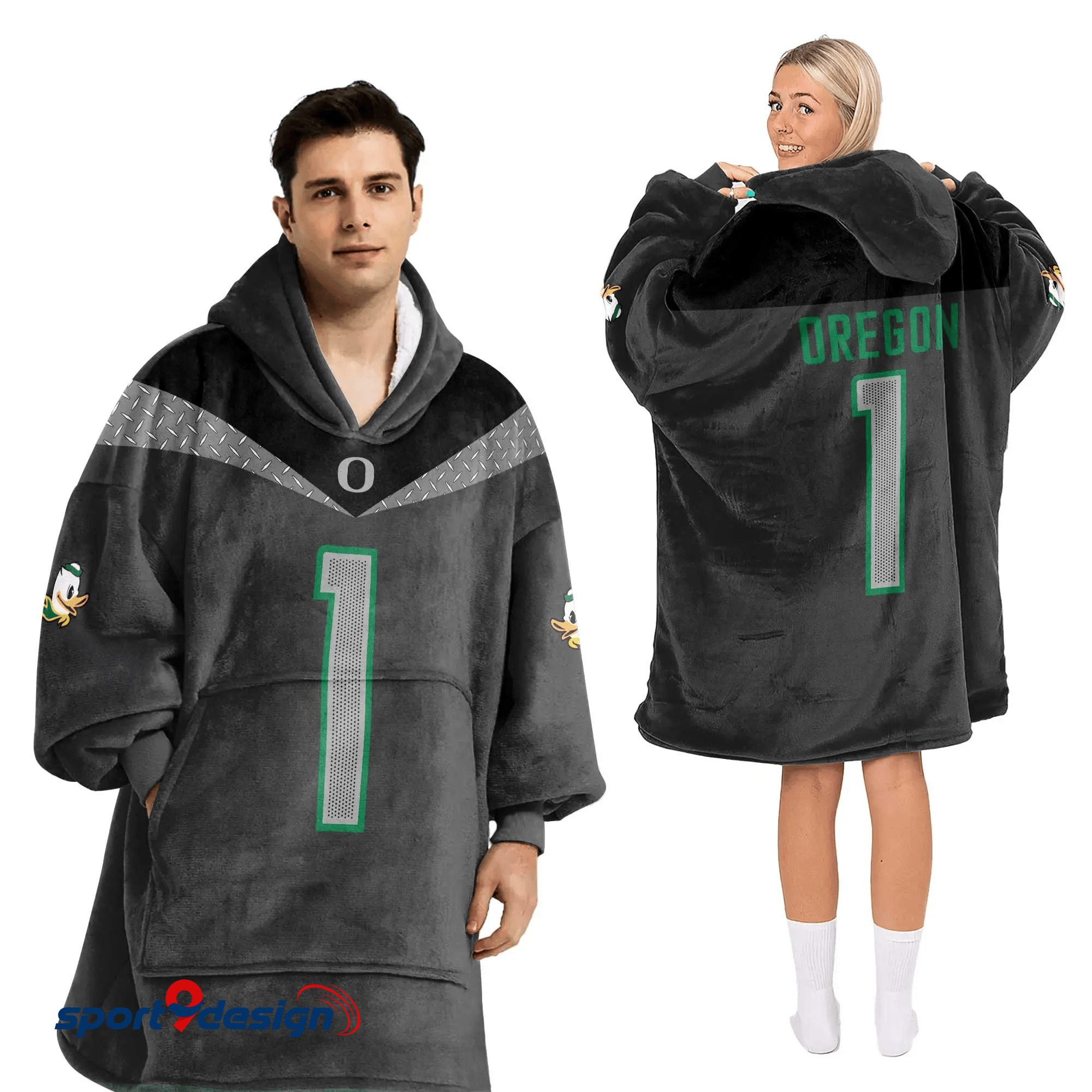 Farmhousemerch Oregon Ducks NCAA Football Unisex Blanket Hoodie Gift For Fan