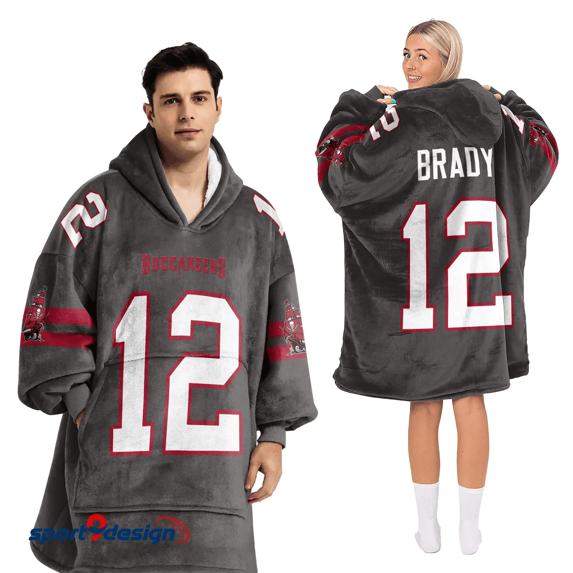 Farmhousemerch Tom Brady ampa Bay Buccaneers NFL Football Unisex Blanket Hoodie Gift For Fan