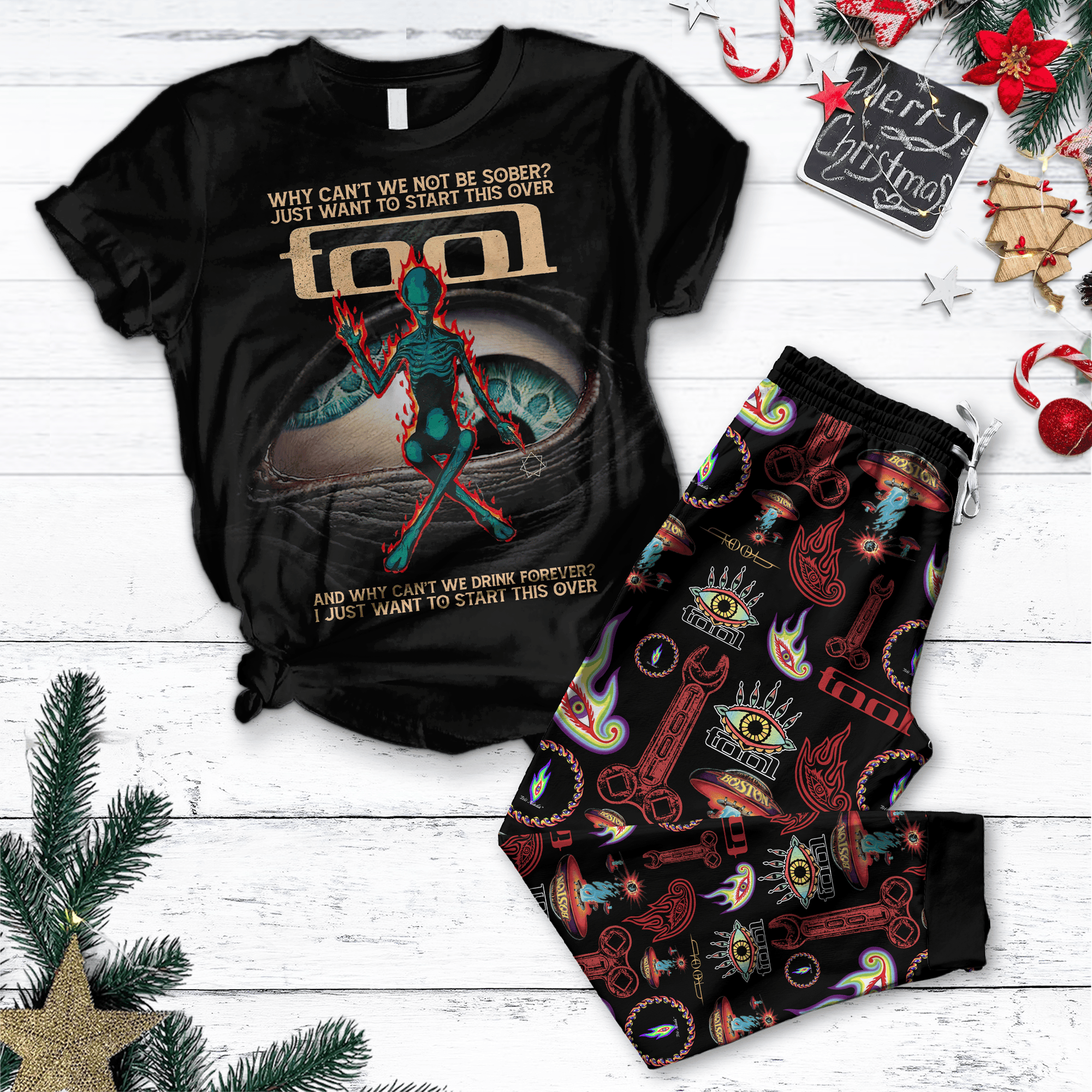 Farmhousemerch TOOL Music Pajamas Full Set Gifts For Fans