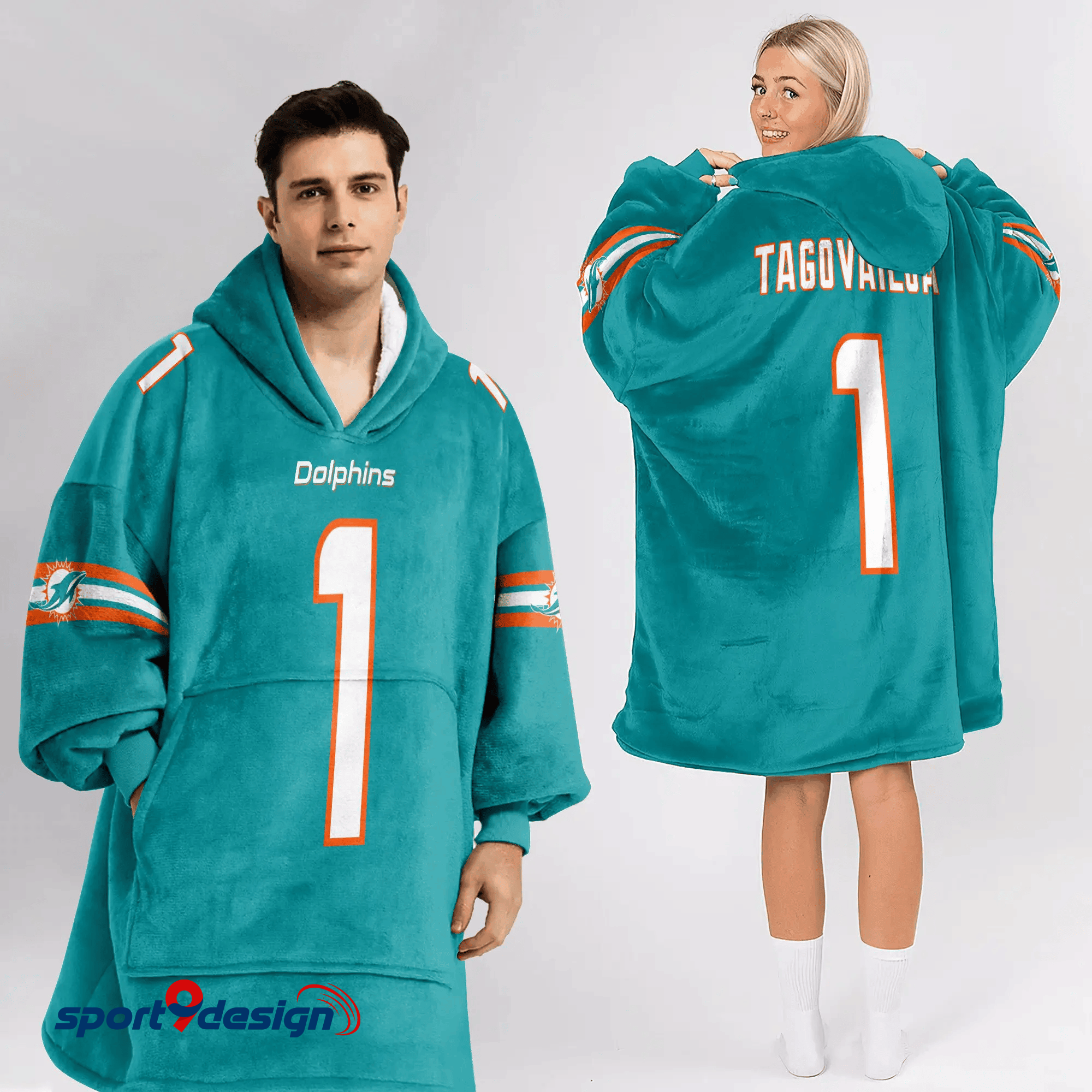 Farmhousemerch Tua Tagovailoa Miami Dolphins NFL Football Unisex Blanket Hoodie Gift For Fan