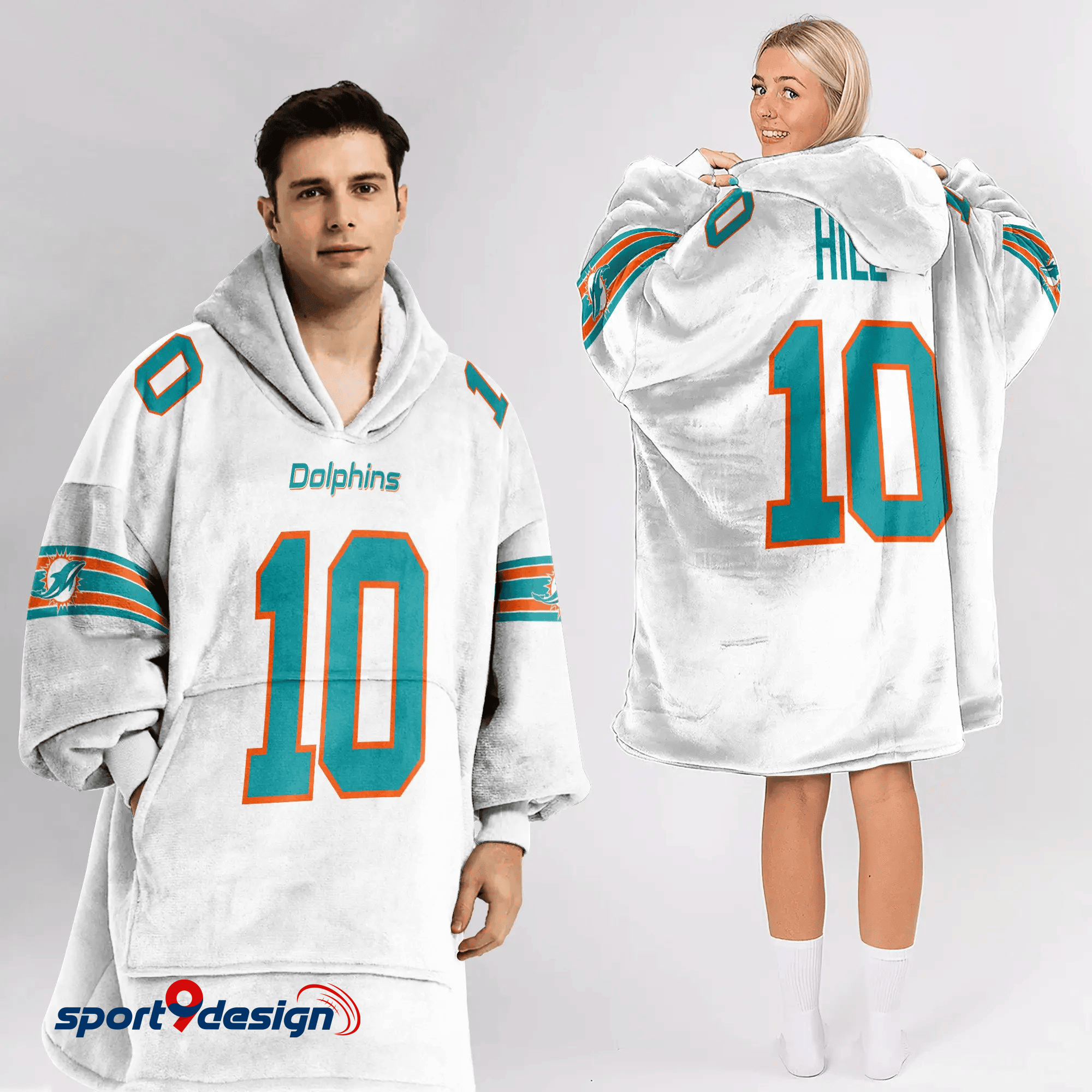 Farmhousemerch Tyreek Hill Miami Dolphins NFL Football Unisex Blanket Hoodie Gift For Fan