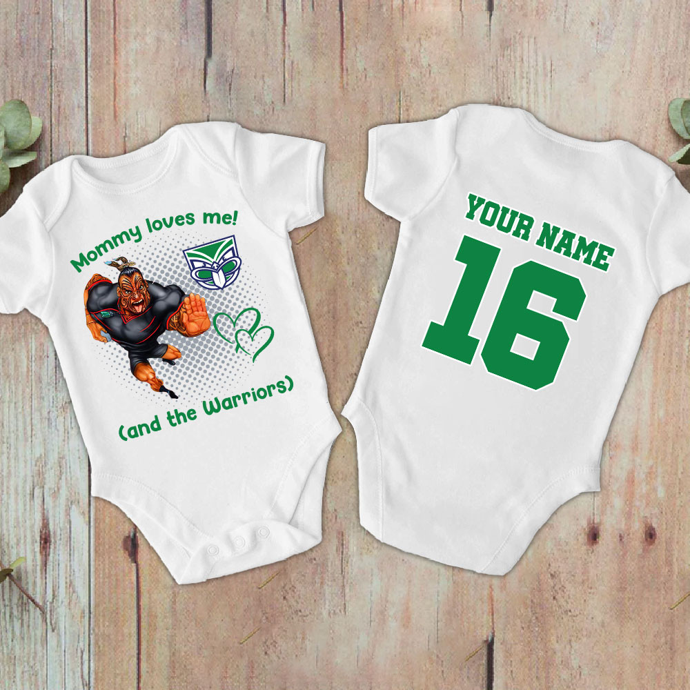 Farmhousemerch Warriors New Personalized Baby Bodysuit For Mother's day 