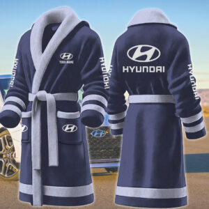 Hyundai Motocycles Personalized Fleece Bathrobe