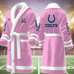 Indianapolis Colts NFL Personalized Fleece Bathrobe