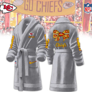 Kansas City Chiefs NFL Personalized Fleece Bathrobe