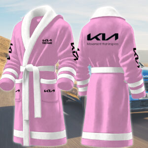 Kia Motocycles Personalized Fleece Bathrobe