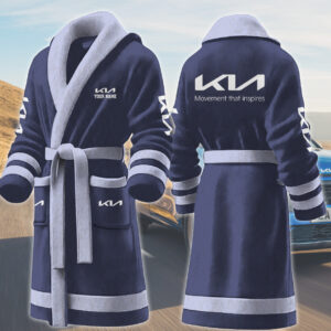 Kia Motocycles Personalized Fleece Bathrobe