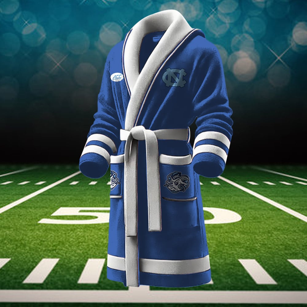 North Carolina Tar Heels NCAA Personalized Fleece Bathrobe