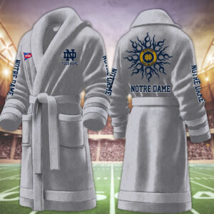 Notre Dame Fighting Irish NCAA Fleece Bathrobe