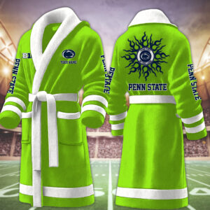 Penn State Nittany Lions NCAA Personalized Fleece Bathrobe