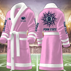 Penn State Nittany Lions NCAA Personalized Fleece Bathrobe
