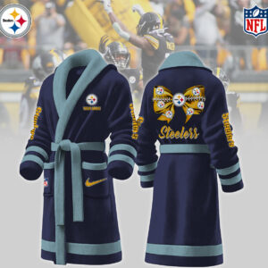 Pittsburgh Steelers NFL Personalized Fleece Bathrobe