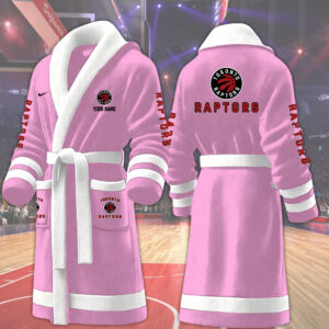 Toronto Raptors NBA Personalized Fleece Bathrobe