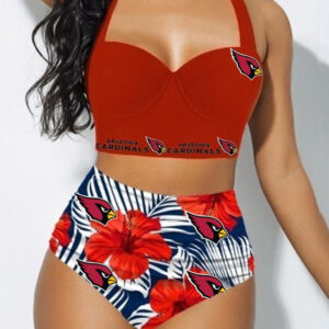 Farmhousemerch Arizona Cardinals NFL Sexy Print Bikini Swimsuit For Fans