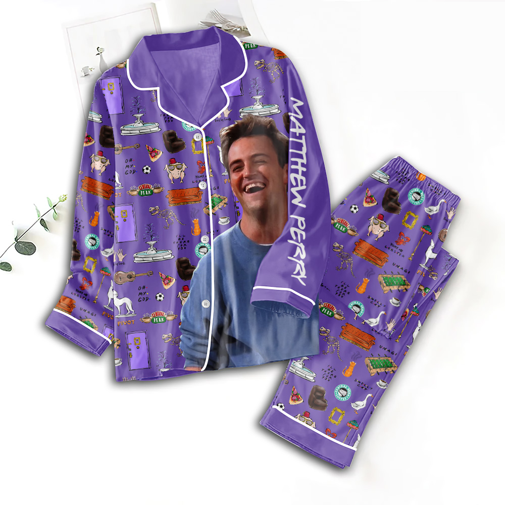 Farmhousemerch Friends Movie Button Down Pajamas Set Gift For Fan