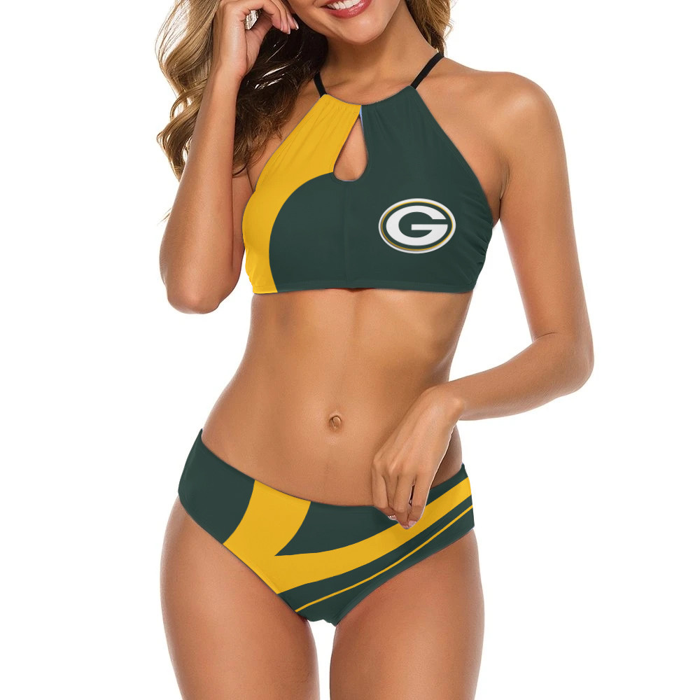 Farmhousemerch Green Bay Packers NFL Women Bikini Set Gift For Fan
