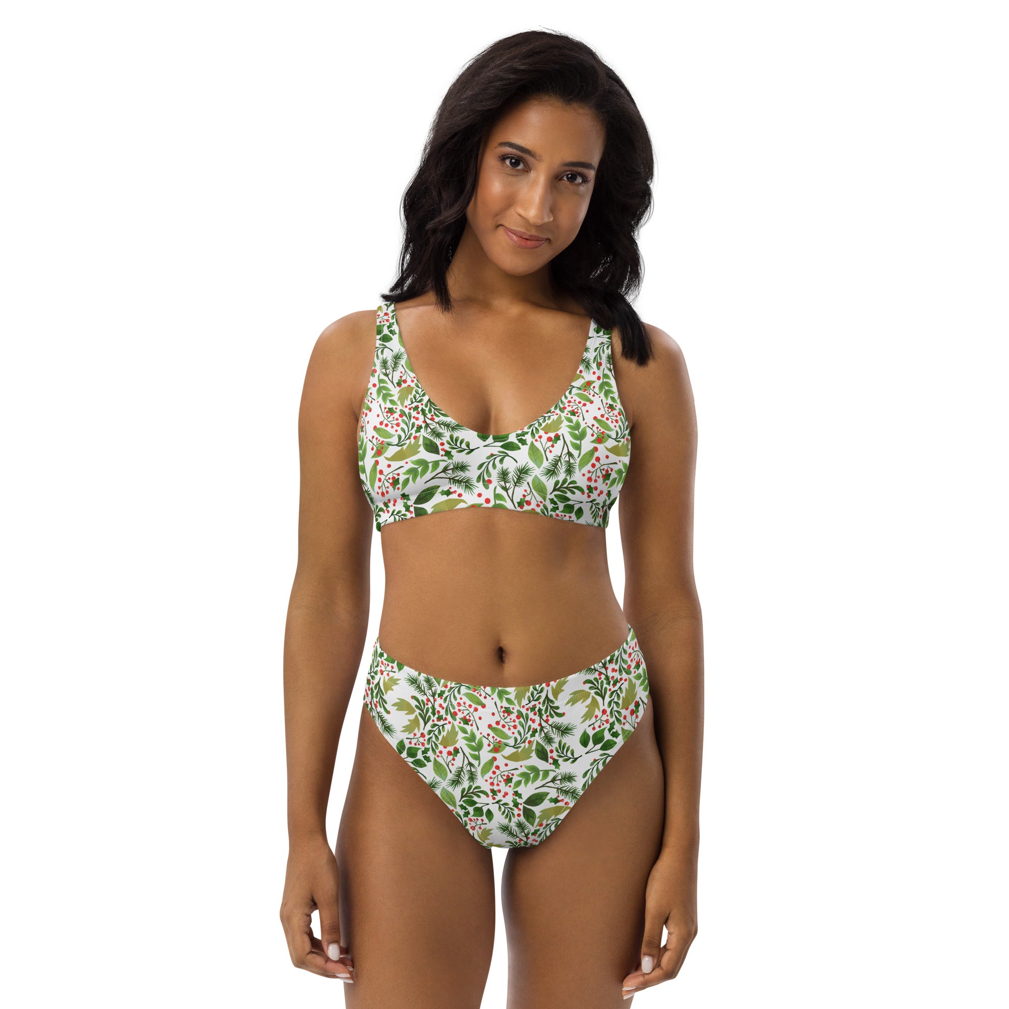 Farmhousemerch Nature Recycled High-Waisted Bikini Gift For Fan