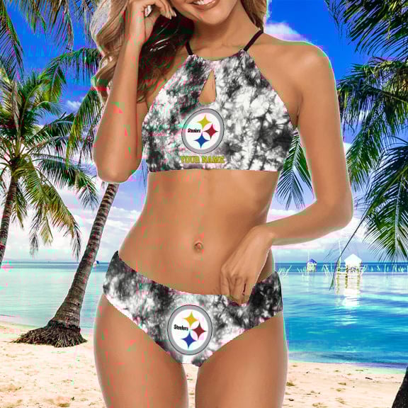 Farmhousemerch Pittsburgh Steelers NFL New Personalized Cami Bikini For Fan