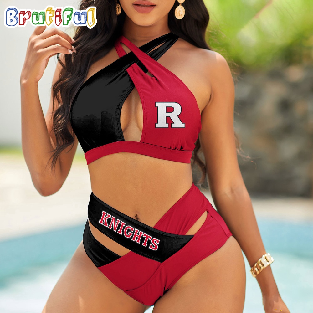 Farmhousemerch Rutgers Scarlet Knights NCAA Women Bikini Set Gift For Fan