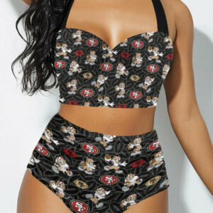 Farmhousemerch San Francisco 49ers NFL Sexy Print Bikini Swimsuit For Fan