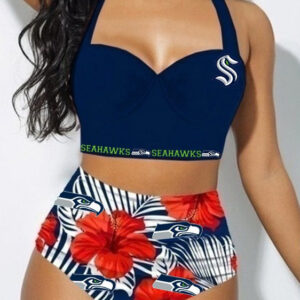 Farmhousemerch Seattle Seahawks NFL Sexy Print Bikini Swimsuit For Fan